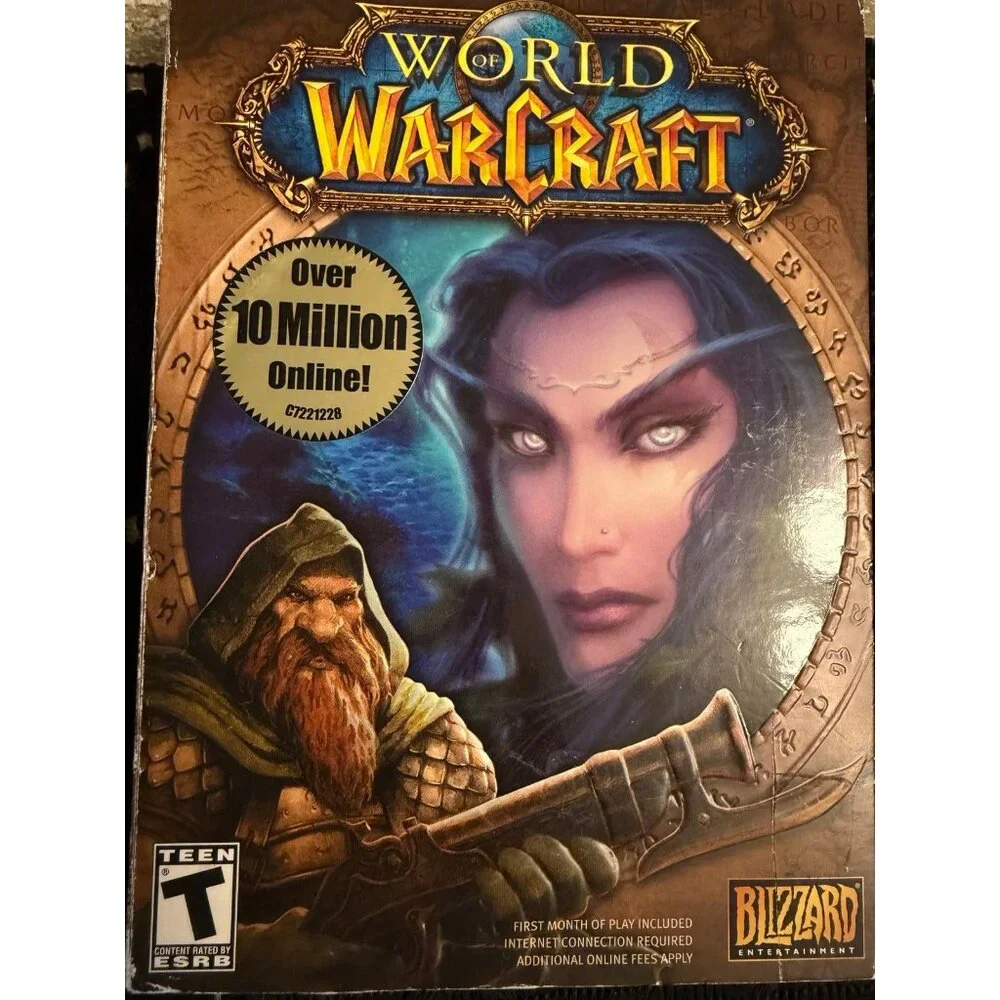 World Of Warcraft PC Game  Original Box Blizzard Video Game Bundle